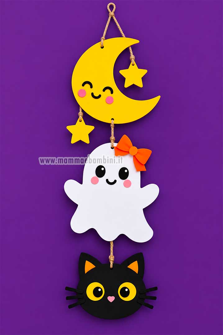 Decorazione di Halloween da appendere 5 Decorazione di Halloween da appendere fai da te