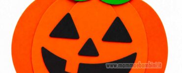 zucca halloween con gomma eva
