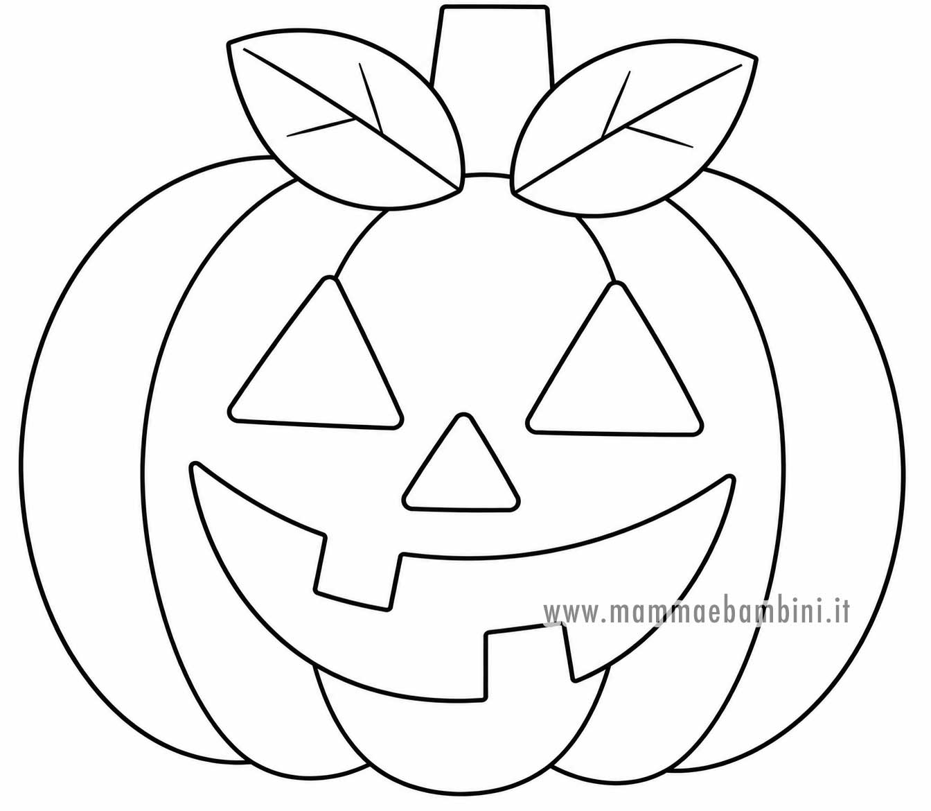 Zucca halloween da stampare